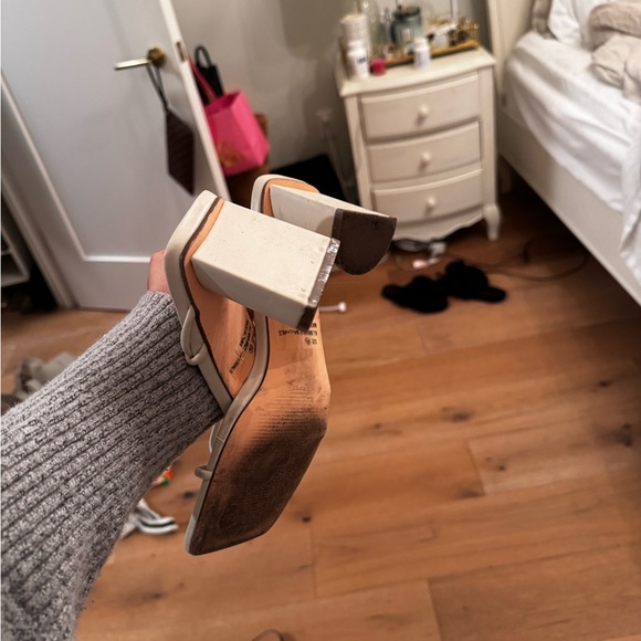 Lulu’s Jocelynn Bone Strappy High Heel Sandals - Picture 5 of 6